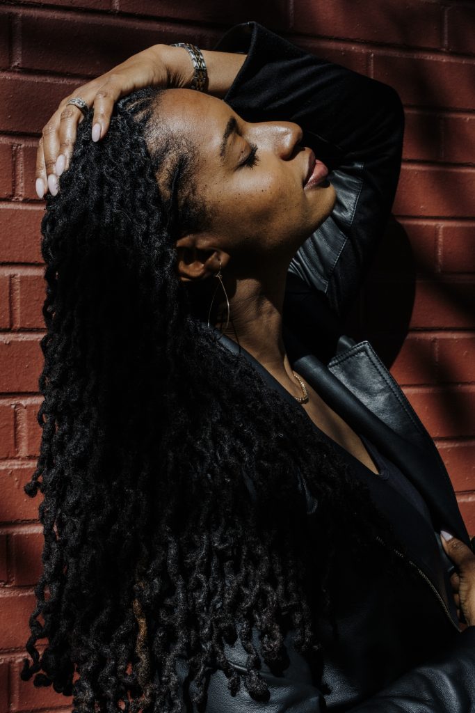 Editorial portrait of Lakesha Miner by Vancouver portrait photographer Michele Mateus